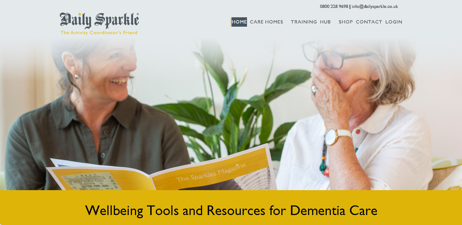 Daily Sparkle digital content platform — built by Zerocode